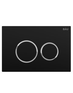 Кнопка смыва BAU Dream Q00005 для инсталляции черный матовый Bauedge