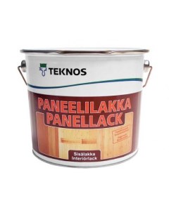 Лак для дерева Paneelilakka полуматовый 0 9 л Teknos