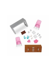 Набор игровой Стильная столовая с мебелью и аксессуарами Лори
