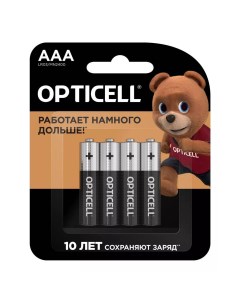 Батарейки AAA 4 шт Opticell