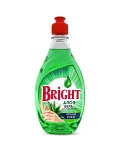 Средство для мытья посуды Алоэ вера 450 гр Bright