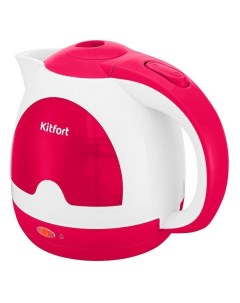 Электрочайник Kitfort KT 6607 1 белый розовый KT 6607 1 белый розовый