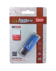 Флешка USB DS7012 8ГБ USB2 0 синий Dato