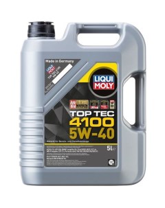 Моторное масло Top Tec 4100 5W 40 5л синтетическое Liqui moly