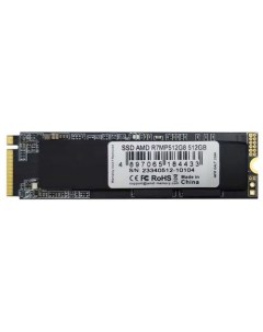 SSD накопитель Radeon R7MP512G8 512ГБ M 2 2280 PCIe 4 0 x4 NVMe M 2 Amd
