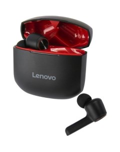 Наушники HT78 Bluetooth вкладыши черный красный Lenovo