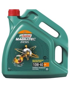 Моторное масло Magnatec Diesel B4 10W 40 4л полусинтетическое Castrol
