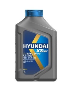 Моторное масло XTeer Diesel Ultra C3 5W 30 1л синтетическое Hyundai