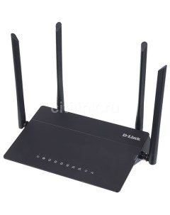 Wi Fi роутер DIR 815 RU AC1200 черный D-link