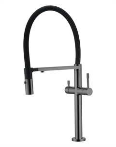 Смеситель для кухни Uno 115-SGM антрацит глянец Boheme