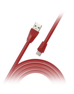 Кабель USB USB Type C плоский 1м красный iK 3112r red Smartbuy