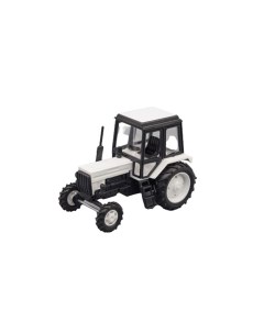 Коллекционная модель трактора МТЗ 82 Belarus металл белый 1 43 Мир отечественных моделей