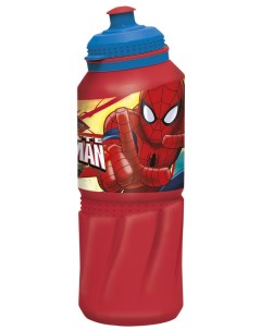 Бутылка Человек паук 530 мл красная паутина Stor