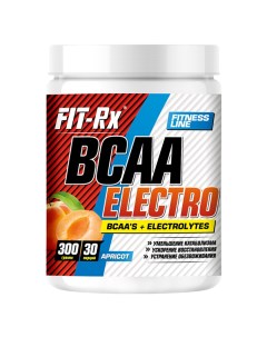 BCAA 2 1 1 Electro 300 г вкус абрикос Fit-rx