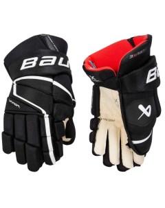 Перчатки хоккейные Vapor 3X Pro S22 Sr р 14 черно белый 1059953 Bauer