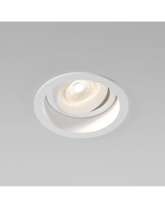 Встраиваемый светильник Tune 25014 01 белый GU10 круглый поворотный Elektrostandard