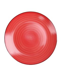 Тарелка обеденная Морской мир d 27 см цвет красный Доляна