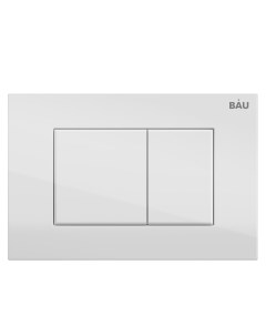 Кнопка смыва BAU Stil Q00001 для инсталляции белый глянец Bauedge