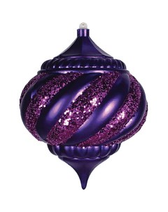Елочная игрушка Лампа 4 шт фиолетовый Neon-night