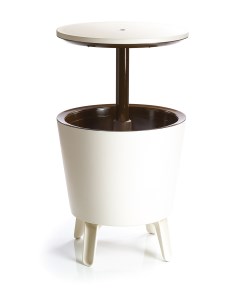 Стол для дачи кофейный Cool Bar холодильник 49 5х49 5х57 84 5 см крем шоколад Keter
