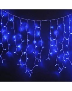 Новогодняя гирлянда бахрома 240 LED синяя 5 м 15047 Merry christmas