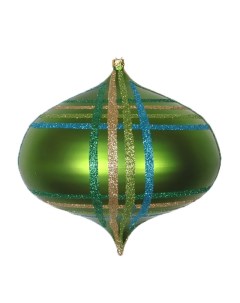 Елочная фигура Волчок 16 см цвет зеленый мульти 6 шт Neon-night