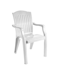 Кресло садовое белое 56 х 45 см Aro