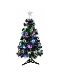 Ель искусственная Светодиодная 30 см зеленая заснеженная Christmas