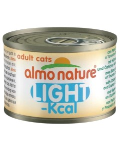 Влажный корм для кошек HFC LIGHT MEAL NATURAL атлантический тунец 50 г 4 шт Almo nature