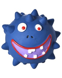 Игрушка для собак Funny monster латекс синий 7x7 см Foxie