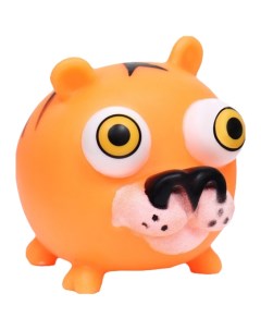 Игрушка для собак Тигр оранжевая 12 см Пижон