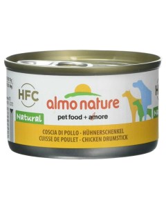Влажный корм для собак HFC NATURAL куриные бедрышки 95 г Almo nature