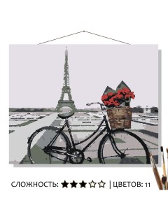 Картина по номерам Из Парижа с любовью 50х40 Selfica