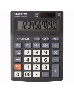 Калькулятор настольный PLUS STF 222 2 шт Staff
