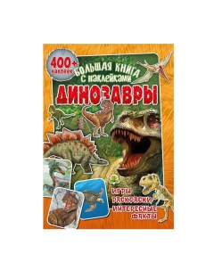 Раскраска с наклейками Динозавры Nd play