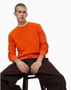 Оранжевый свитшот с нашивкой Gloria jeans