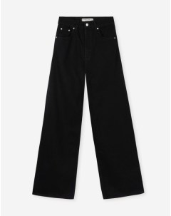 Чёрные джинсы Wide Leg с высокой талией Gloria jeans