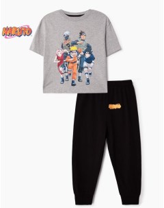 Пижама с принтом Naruto для мальчика Gloria jeans