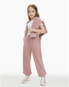 Розовые спортивные брюки Baggy для девочки Gloria jeans