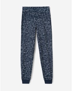 Синие пижамные брюки Jogger с принтом Gloria jeans