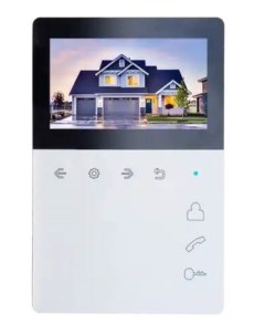 Видеодомофон ELLY экран 4 3 дюйма сенсорные кнопки встроенный блок питания вертикальное исполнение Tantos