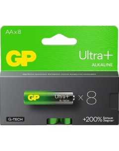 Батарейка GP Ultra Plus АА 8 штук Ultra Plus АА 8 штук Gp