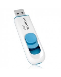 USB Flash Drive 16Gb C008 Classic White Blue AC008 16G RWE Adata