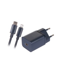 Зарядное устройство Super Si Quick Charger 1C 20W EU Sets кабель Type C Lightning Blue TZCCSUP B03 Baseus