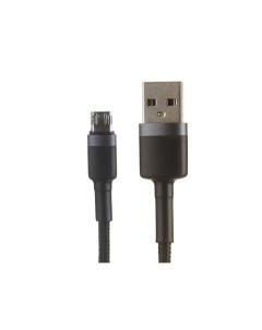 Аксессуар Cafule Cable USB MicroUSB 1 5A 2m Grey Black CAMKLF CG1 Baseus