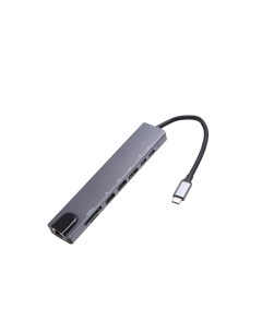 Хаб USB USB C HDMI USB2 0 USB3 0 USB C CR LAN PD PX HUB 079 Palmexx