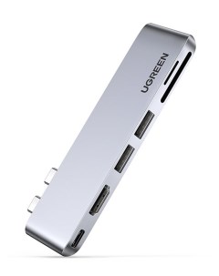 Хаб USB для MacBook 2xUSB Type C 2xUSB HDMI SD TF 80856 Ugreen