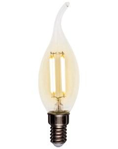 Лампа филаментная CN37 9 5 Вт 950 Лм 2700 K E14 прозрачная колба Rexant