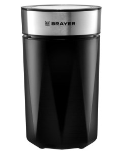 Кофемолка BR1186 черно серебристая Brayer