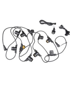 Гирлянда UDL-K121 10/E27/5M 5C IP65 BELT-LIGHT BLACK Uniel